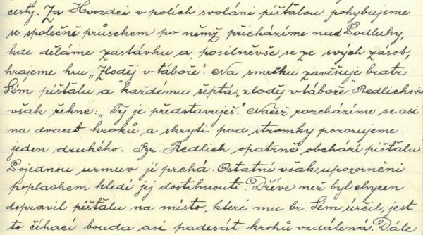 Pravidla hry Zloděj v táboře (Kniha výletů 1923)