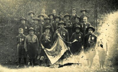 Slavnostní odhalení pomníku padlým ve Svaté Dobrotivé (25.10.1925)