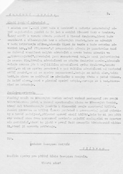 Zprávy pro media Podbrdsko #3