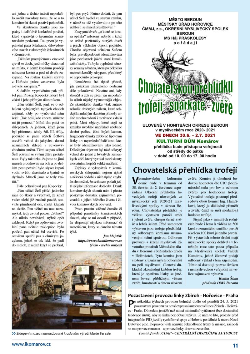 Komárovák 6 a 7 /2021