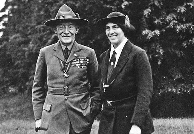Manželé Robert a Olave Baden-Powellovi (1929)