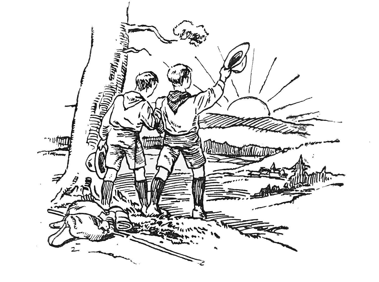 Skautík Čiperka (ilustrace z knihy)
